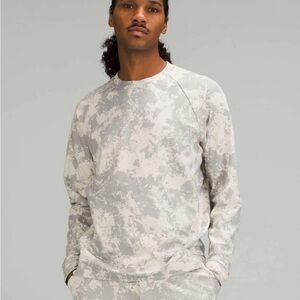 Lululemon Sweatshirt Mens XS City Sweat Crew Spectral White Opal Silver Drop